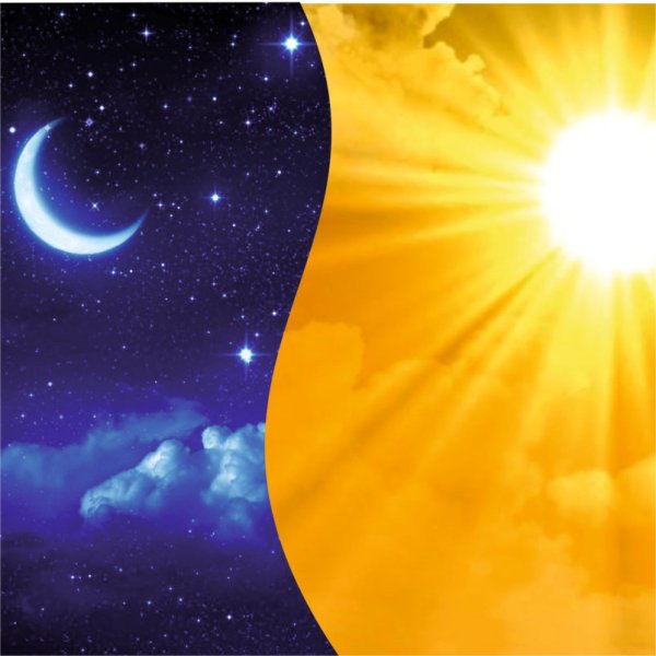 Солнце и Луна арт