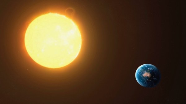 Солнце и земля