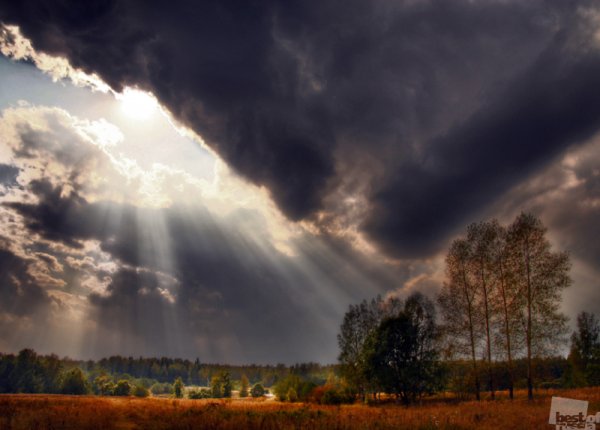 Солнце в облаках