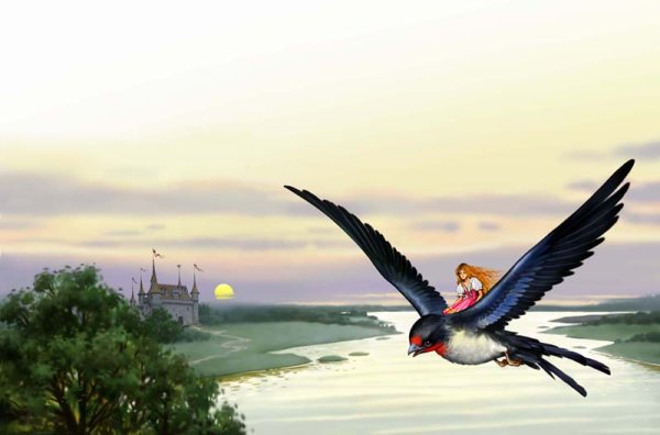 Ласточки над морем