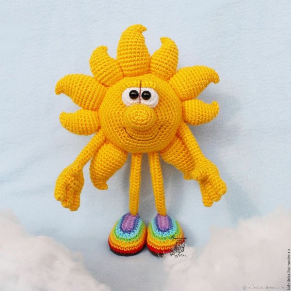 Солнышко из флиса