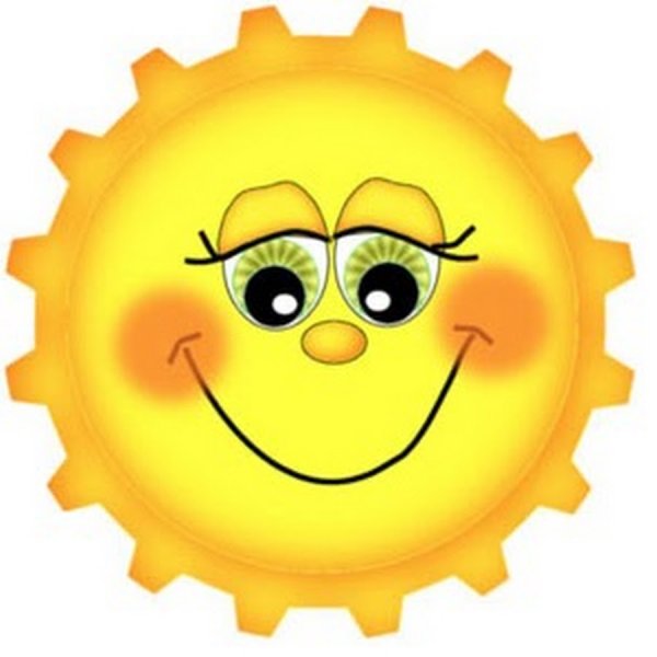 Солнышко для игры с прищепками