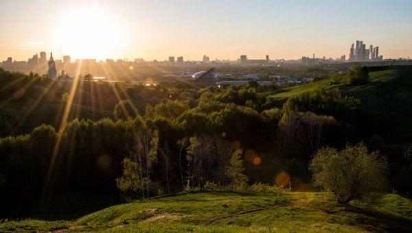 Закат над Москвой