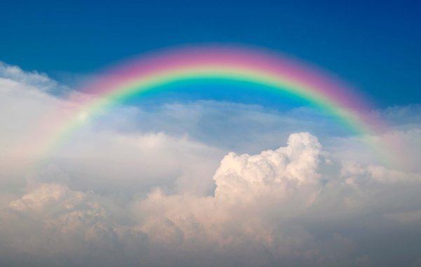 Радуга над полем