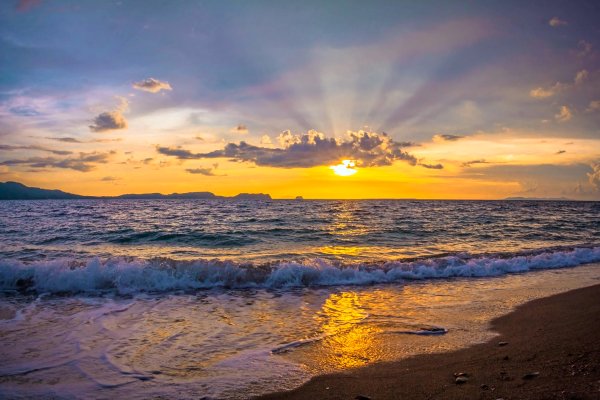 Сочи пляж закат