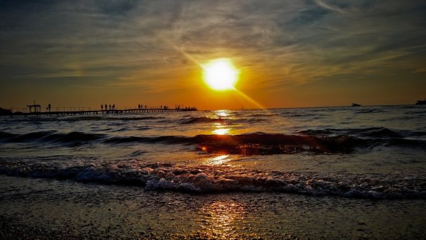 Адлер море рассвет