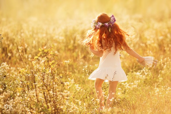 Дети природа лето солнце