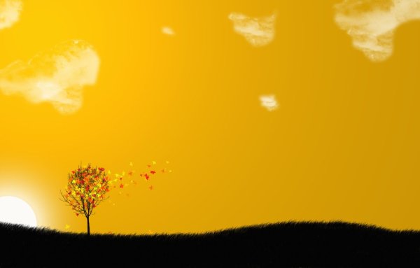 Оранжевое небо