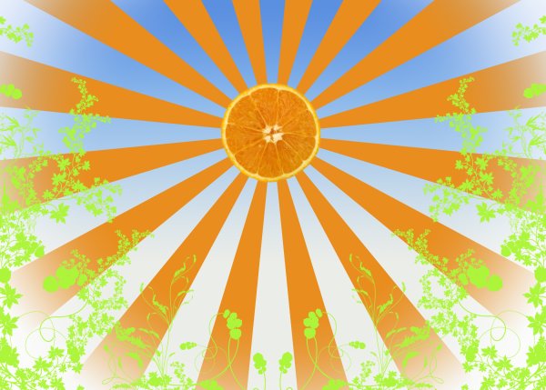 Оранжевый закат