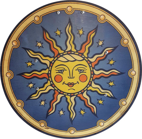 Щит с солнцем