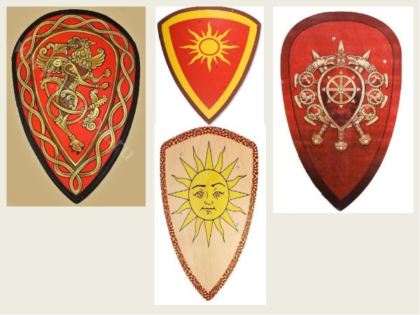 Миндалевидный щит древней Руси