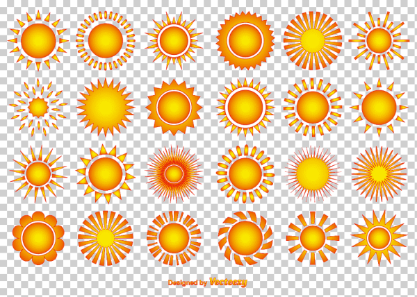 Много солнышек