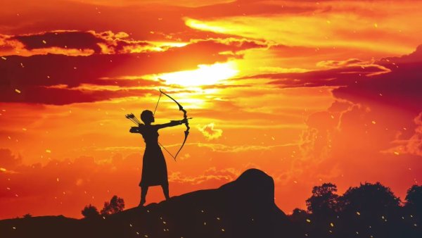 Охотник с ружьем фотообои