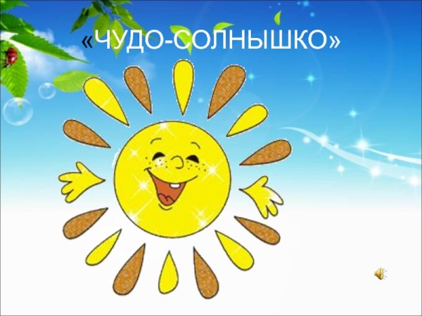 Чудо солнышко