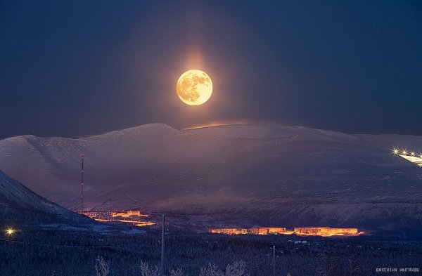 Полярный круг Кольский полуостров