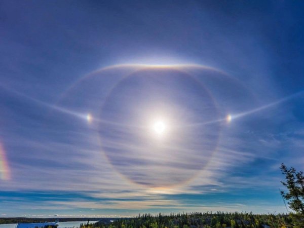 Гало (Радужный круг вокруг солнца)