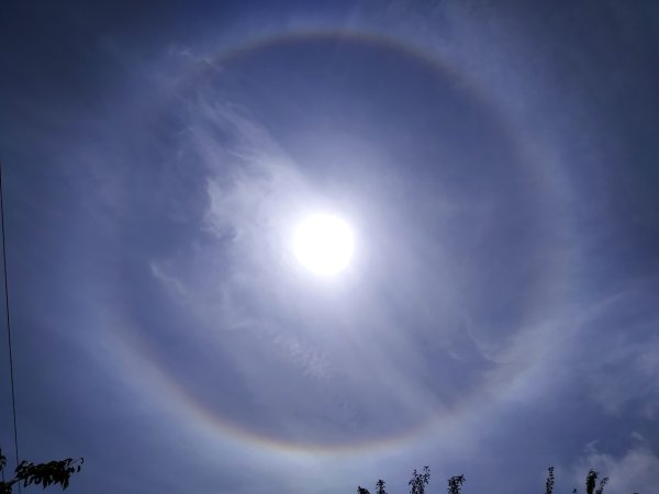 Круги гало вокруг солнца