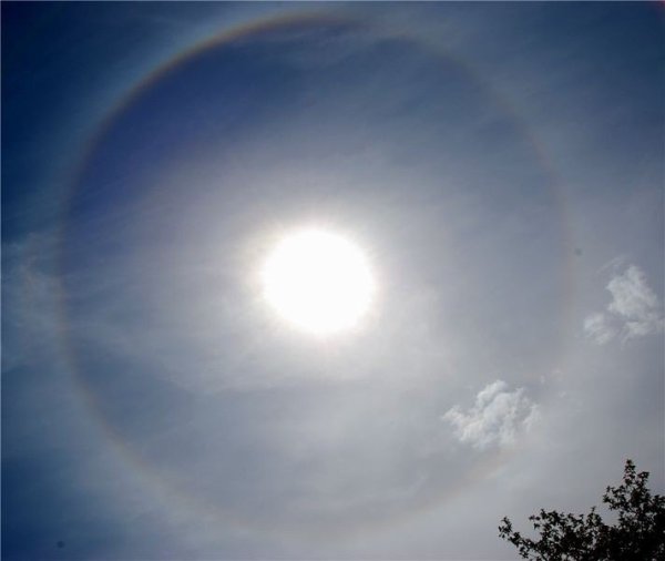 Гало вокруг солнца и Луны