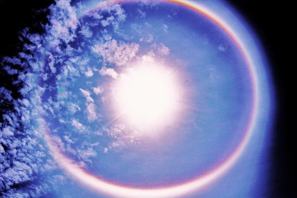 Радуга вокруг солнца