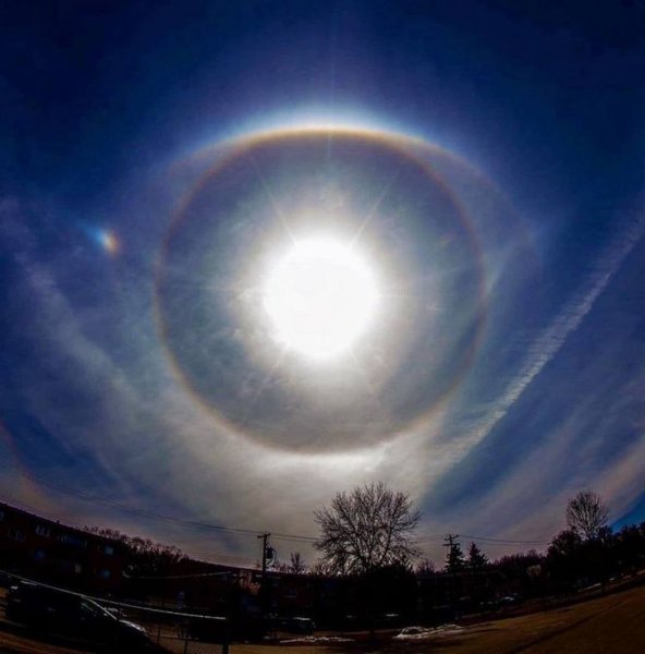 Гало (Радужный круг вокруг солнца)