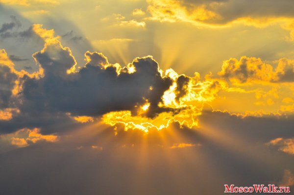 Солнышко разгоняет облака