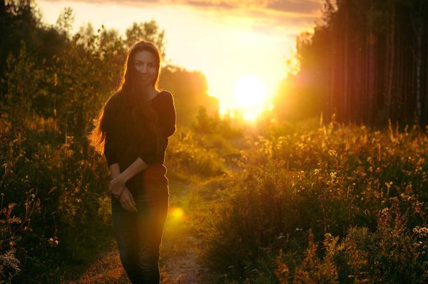 Фотосессия на закате