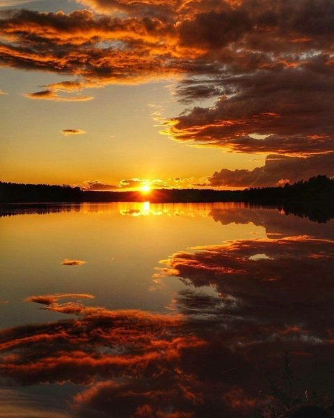 Рассвет на реке