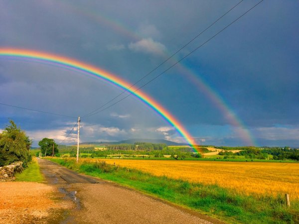 Радуга после грозы
