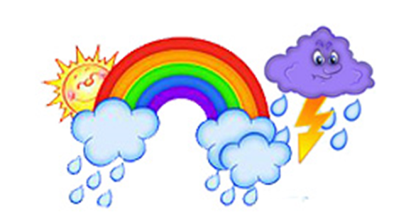 Радуга под дождем