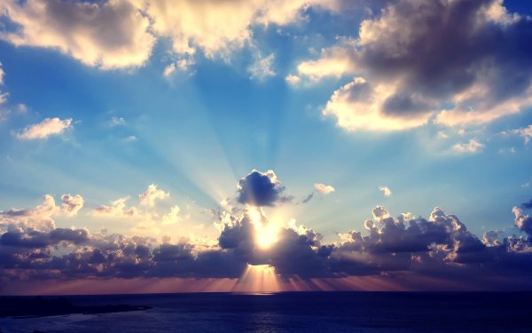 Лучи сквозь облака