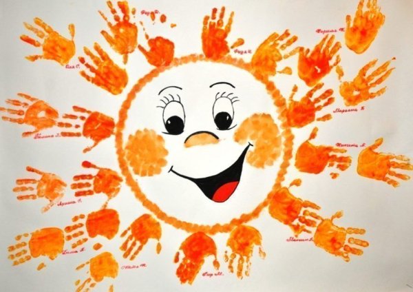 Веселые ладошки рисование