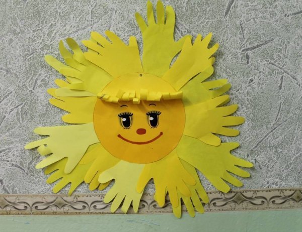 Картинки солнце из детских ладошек (68 фото) » Картинки и статусы проокружающий мир вокруг
