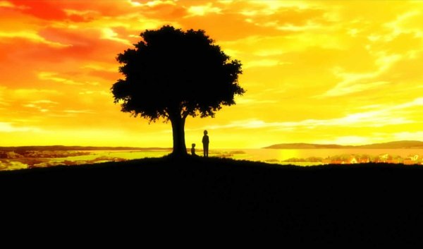 Пейзаж с деревьями