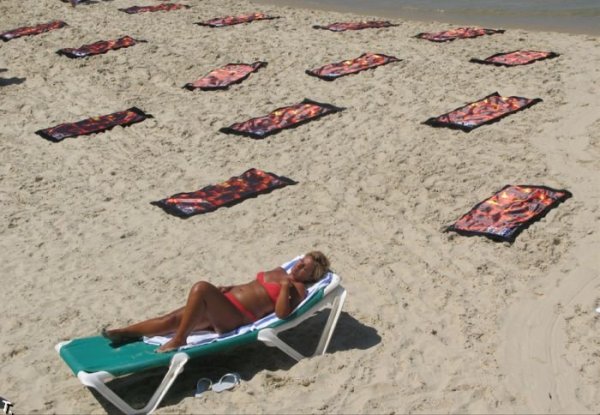 Загорелый человек