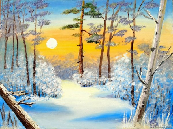 Солнце в зимней шапке