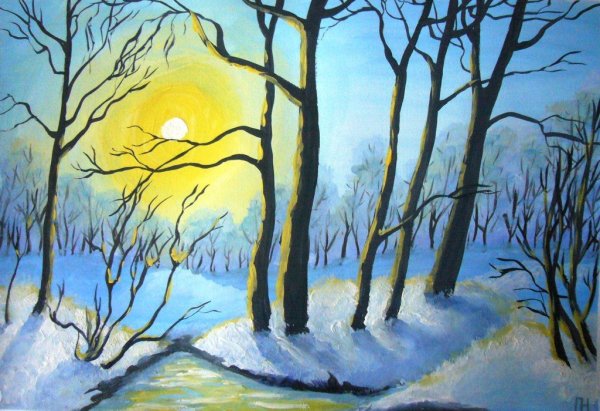 Владимир Марков зимние картины