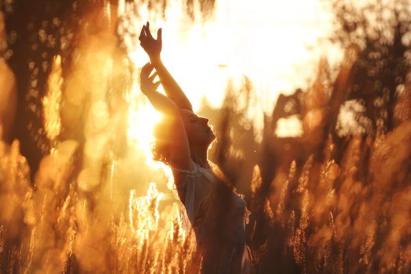 Танец на закате