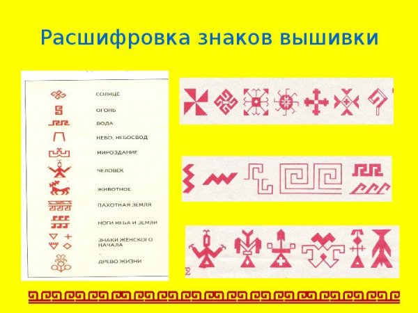 Мордовский эрзя национальный узор