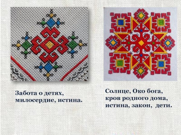 Мордовский орнамент Мокша