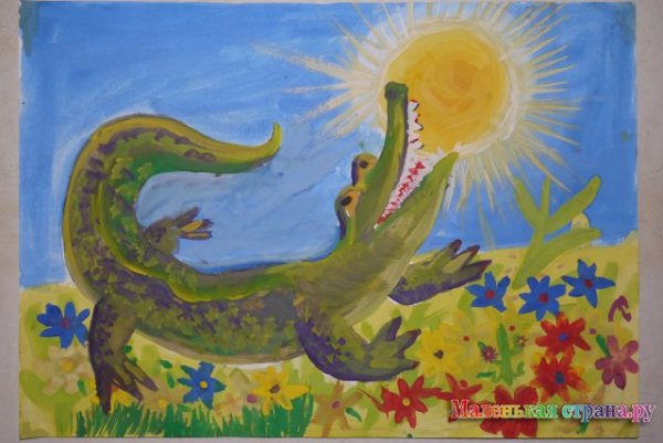 Раскраска краденое солнце Чуковский