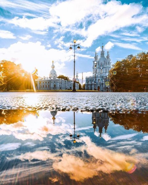 Санкт Петербург солнце над Невой