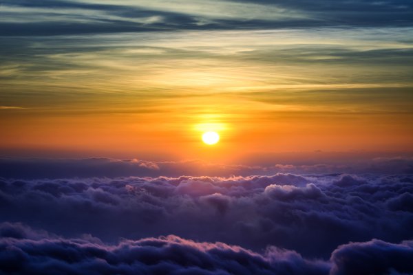 Небо рассвет