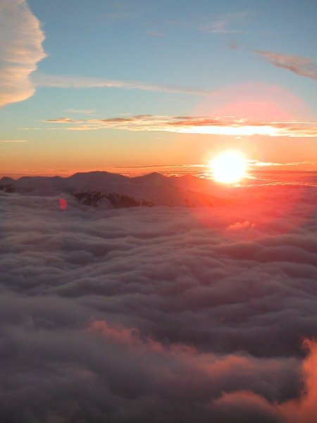 Небо рассвет