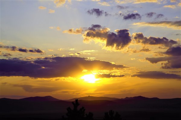Облака при Восходе солнца