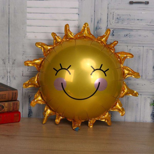 Воздушный шар в виде солнца