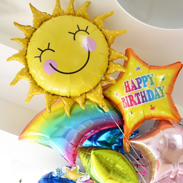 Шар фольга солнце