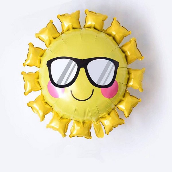 Шар фольга солнце