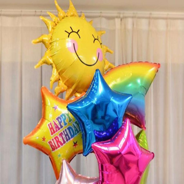 Большие фигуры из фольгированных шаров