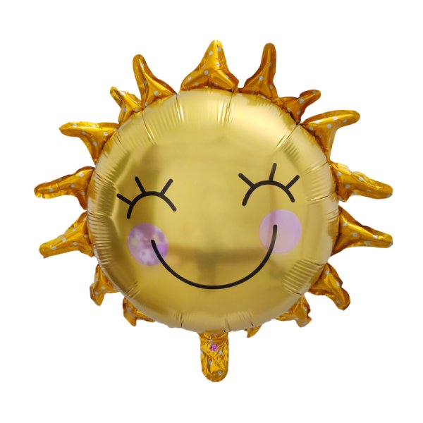 Шар фольга солнце