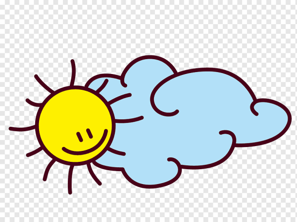 Солнышко с облаками